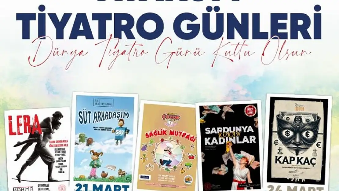 Atakum Belediyesi, 27 Mart Dünya Tiyatrolar Günü'nü kutlayacak