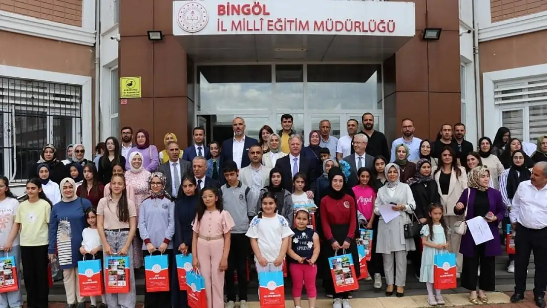 Bingöl'de Dilimizin Zenginlikleri Projesi ödül töreni gerçekleştirildi