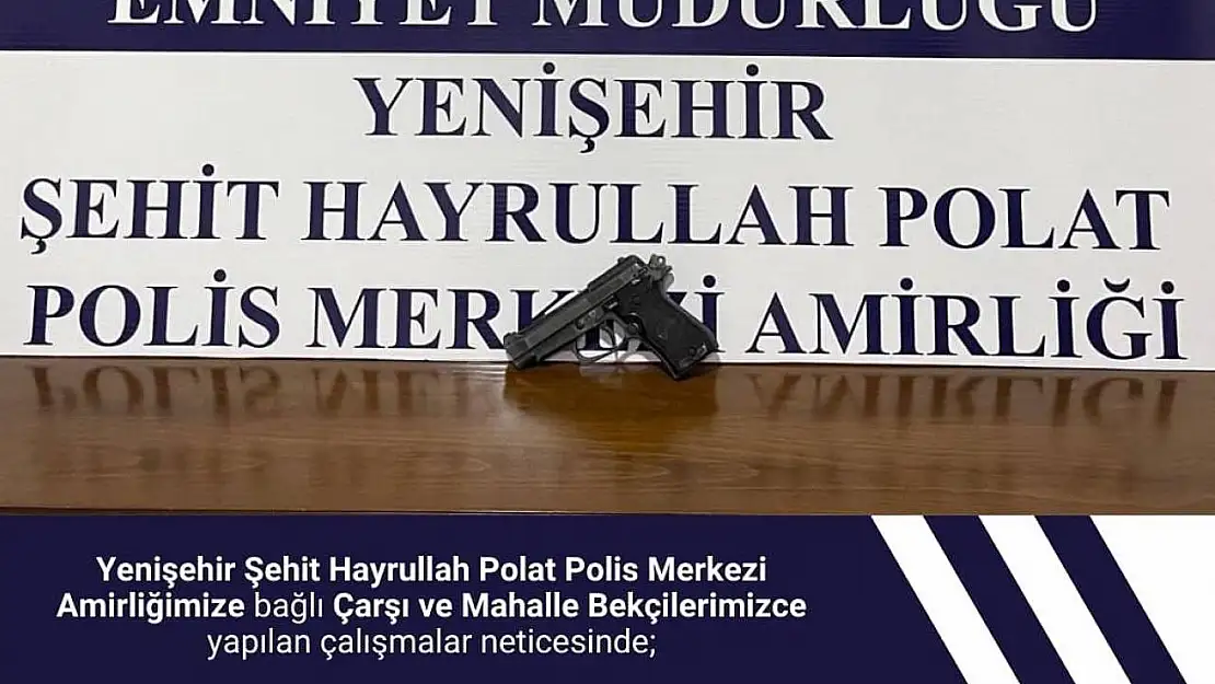 Bingöl'de ruhsatsız silah ele geçirildi