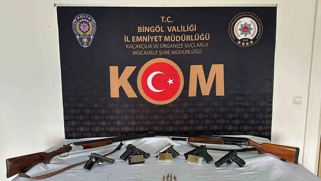Bingöl'de silah kaçakçılığı operasyonu: 2 tutuklama