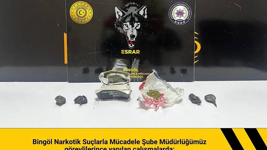 Bingöl'de uyuşturucu operasyonu
