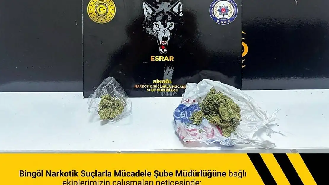 Bingöl'de uyuşturucuyla mücadele çalışmaları sürüyor