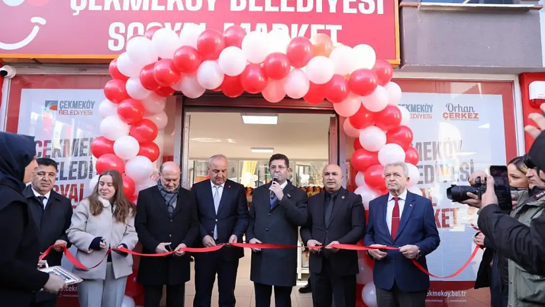 Çekmeköy Belediyesi Sosyal Market hizmete açıldı