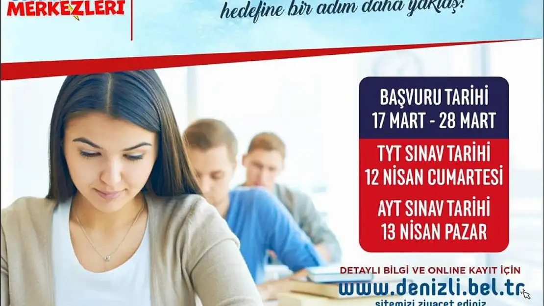 Denizli Büyükşehir il genelinde TYT ve AYT deneme sınavı yapıyor