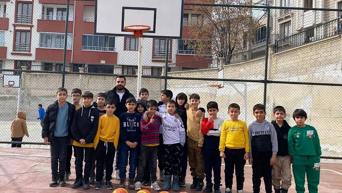 Elazığ'da 6 bin öğrenciye basketbol taraması