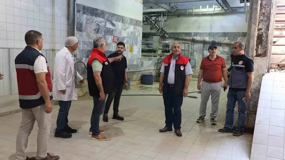 Elazığ'da kırmızı et kesimhaneleri denetlendi