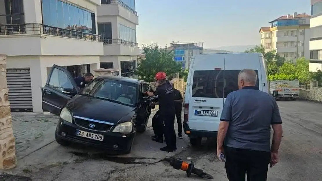 Elazığ'da trafik kazası:  1 yaralı
