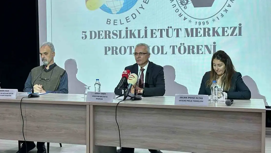 İsviçre'de yaşayan gurbetçi gençlerden Arguvan'a Etüt merkezi desteği