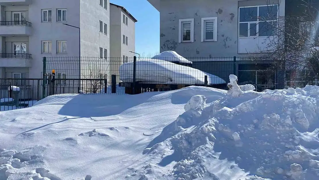 Karlıova buz tuttu, iş yerleri kepenk kapattı