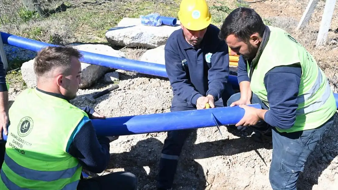 Manisa Büyükşehir Belediyesi, alt yapı çalışmalarını sürdürüyor