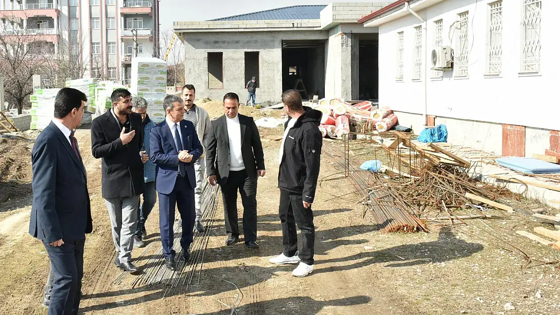 Milletvekili Keleş, Elazığ'da yürütülen çalışmaları yerinde inceledi