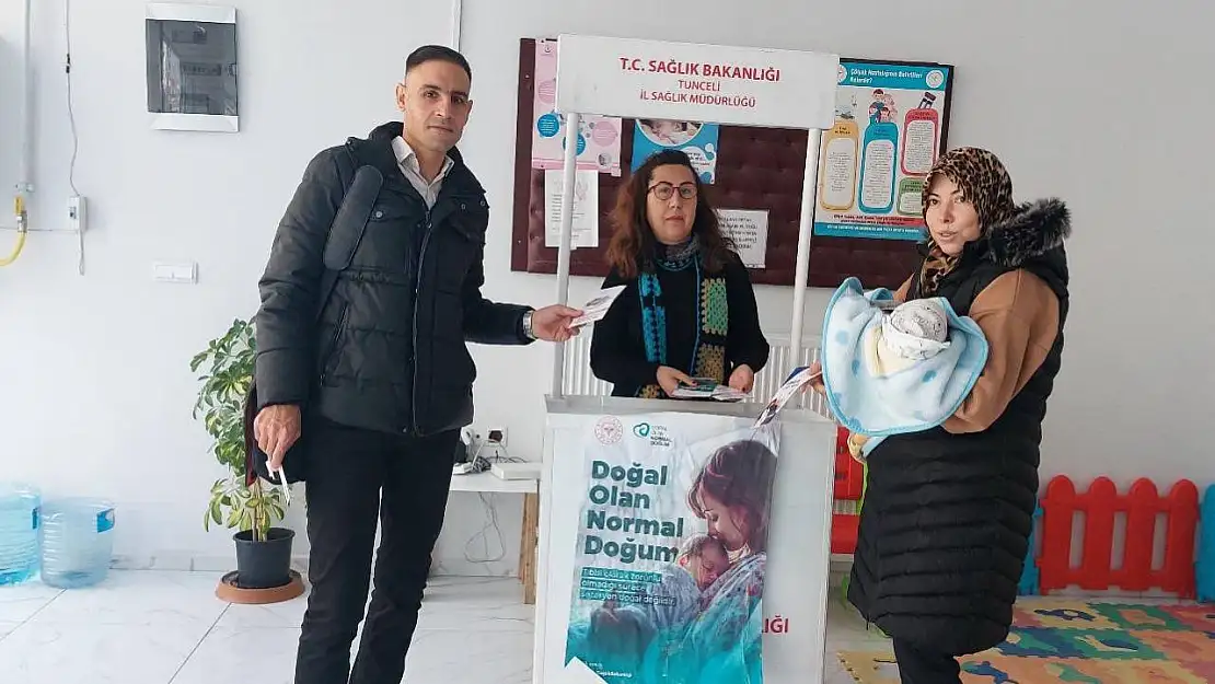 Tunceli'de Normal Doğum Eylem Planı çalışmaları