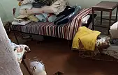 Darende'de  sağanak ve dolu su baskınlarına neden oldu