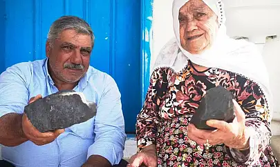 Anneler Günü hediyesi 'gökten' indi: Bahçesine göktaşı olduğu düşünülen cisim düştü