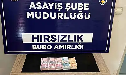 Bingöl'de bankta unutulan telefonu alan şüpheli yakalandı