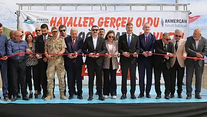 Pertek ve Çemişgezek doğalgaza kavuştu