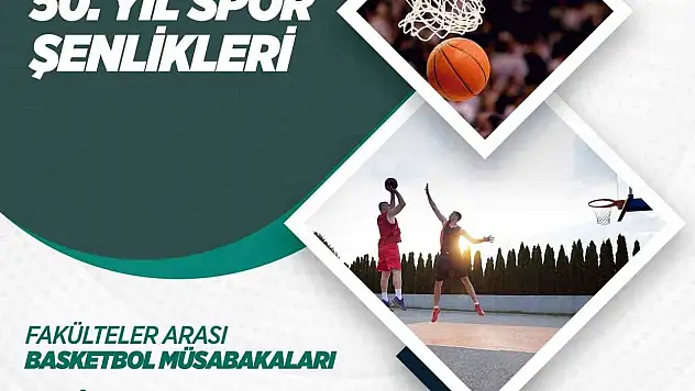 FÜ'de 50. yıl coşkusu spor şenlikleriyle sürüyor