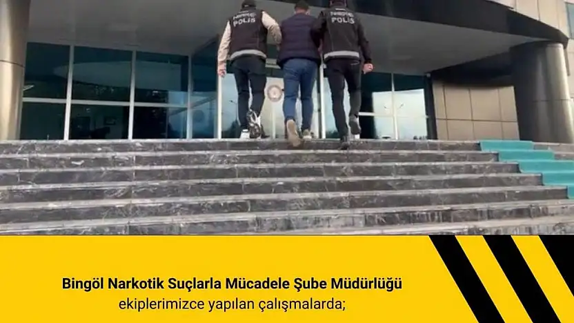 Bingöl'de 7 yıl kesinleşmiş hapis cezası bulunan zanlı yakalandı