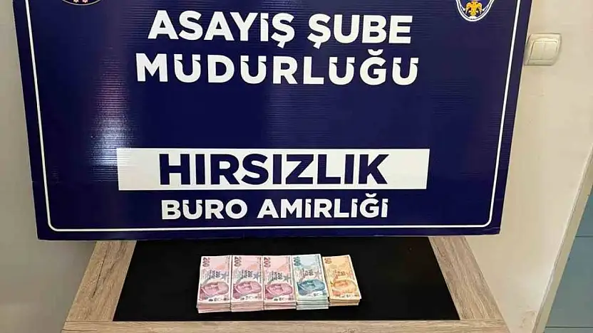 Bingöl'de bankta unutulan telefonu alan şüpheli yakalandı