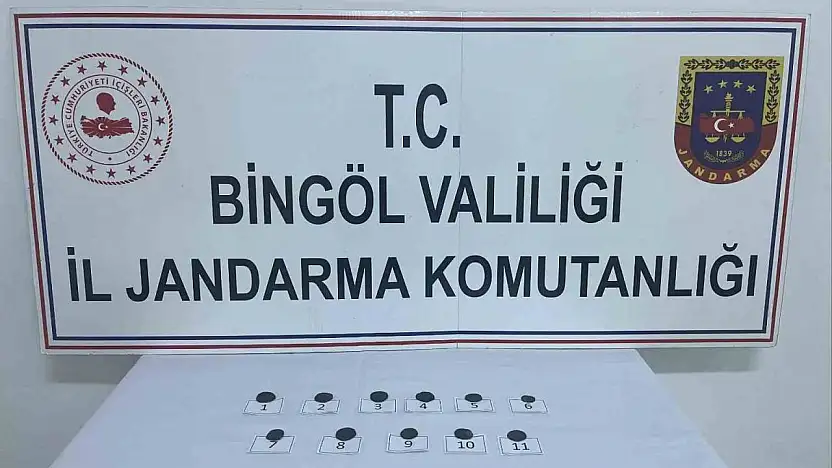 Bingöl'de jandarmanın dikkati tarihi eser kaçakçılığını önledi