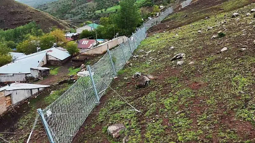 Bingöl'de kaya tehlikesine karşı önlem