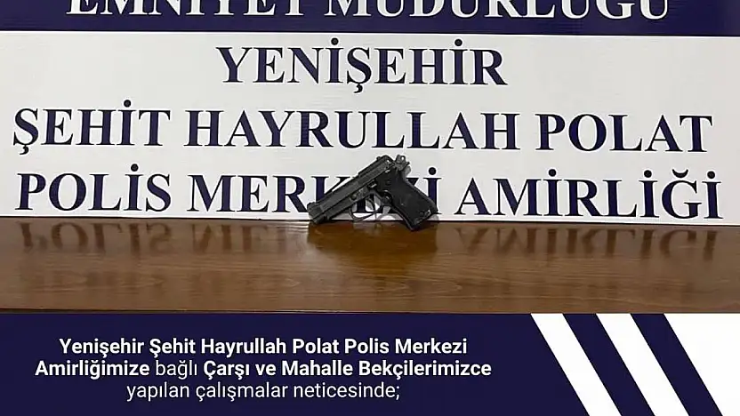 Bingöl'de ruhsatsız silah ele geçirildi