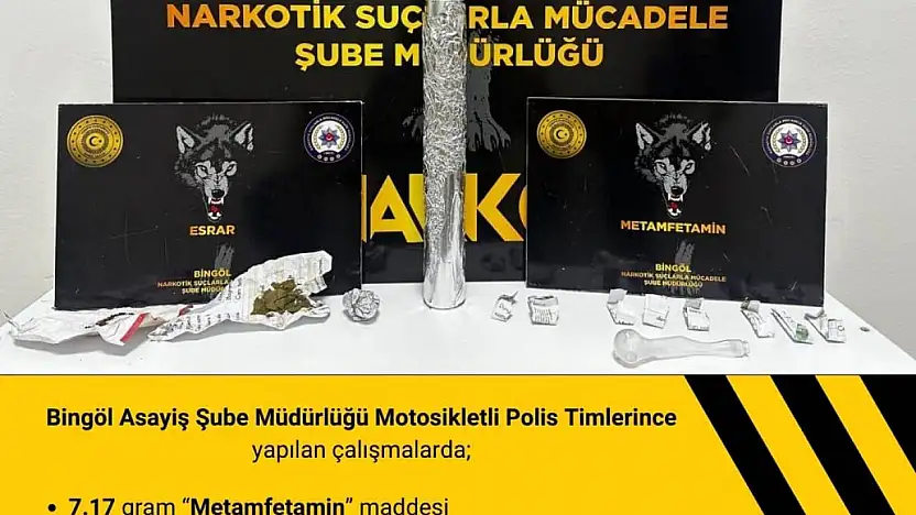 Bingöl'de uyuşturucuya geçit yok