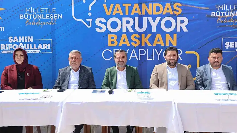 Elazığ Belediye Başkanı Şerifoğulları, vatandaşların sorularını cevapladı