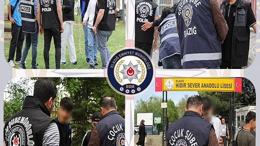Elazığ'da 223 okul önü denetlendi