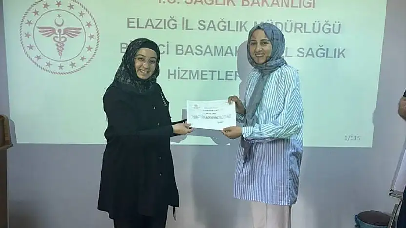 Elazığ'da sağlık çalışanlarına eğitim verildi
