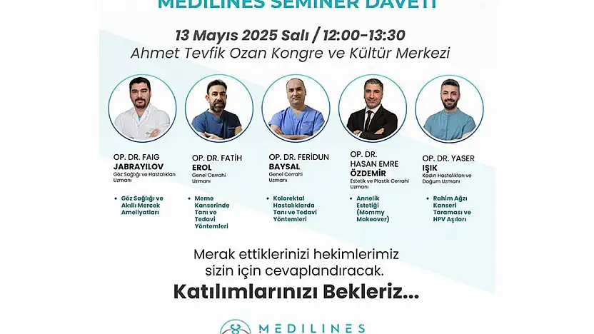 Medilines Hospital'dan Elazığ'da dev seminer